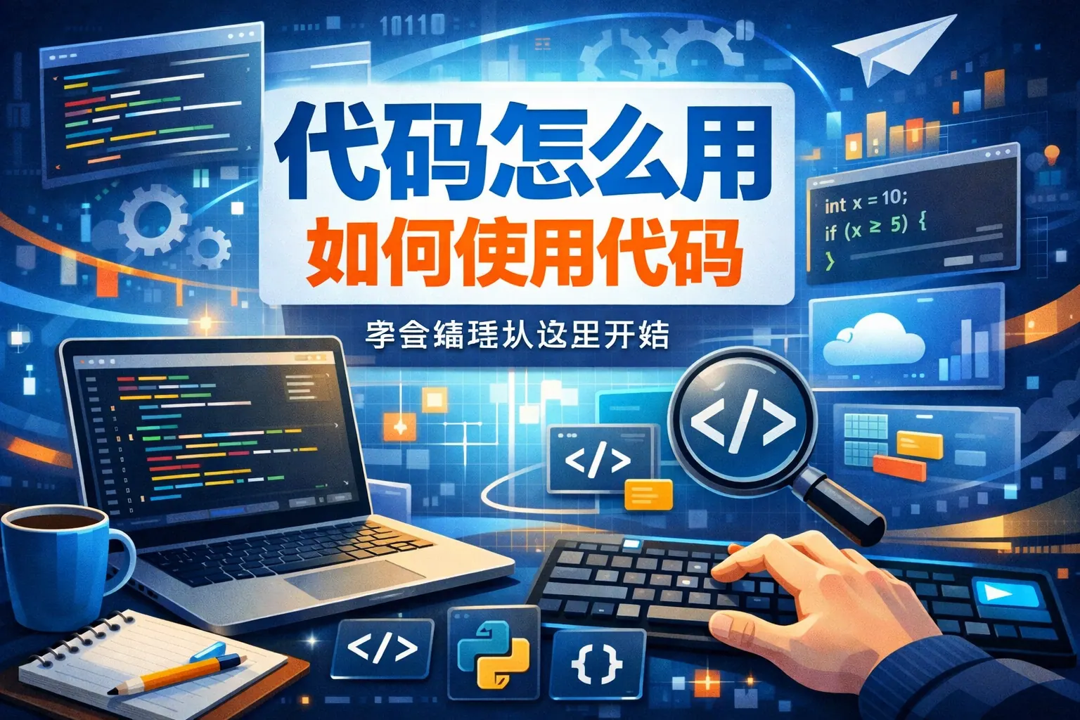 代码怎么用如何使用代码