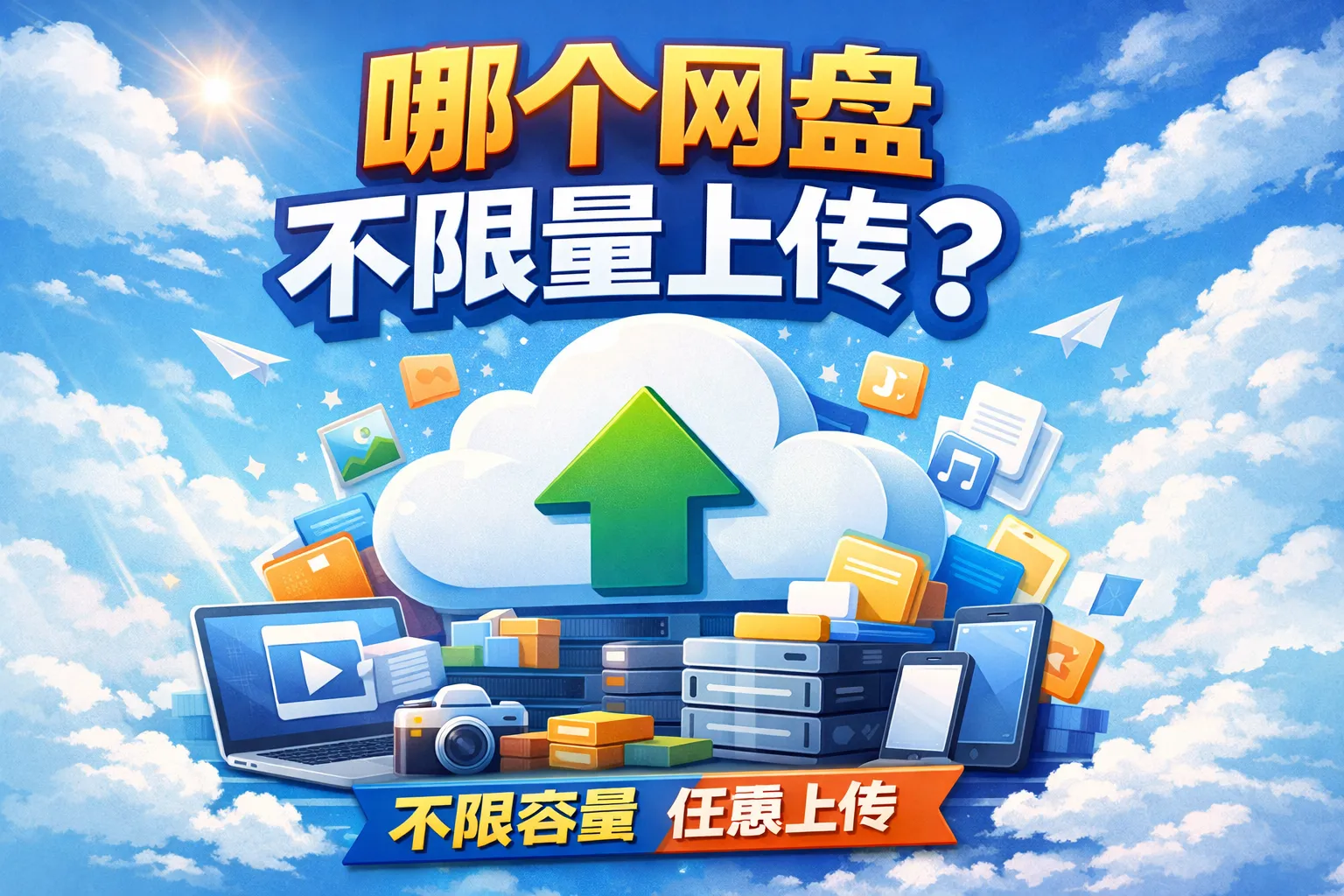 哪个网盘不限量上传