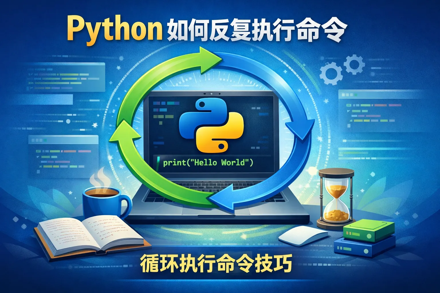 python如何反复执行命令