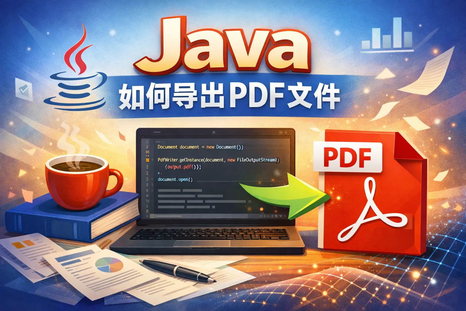 java如何导出pdf文件