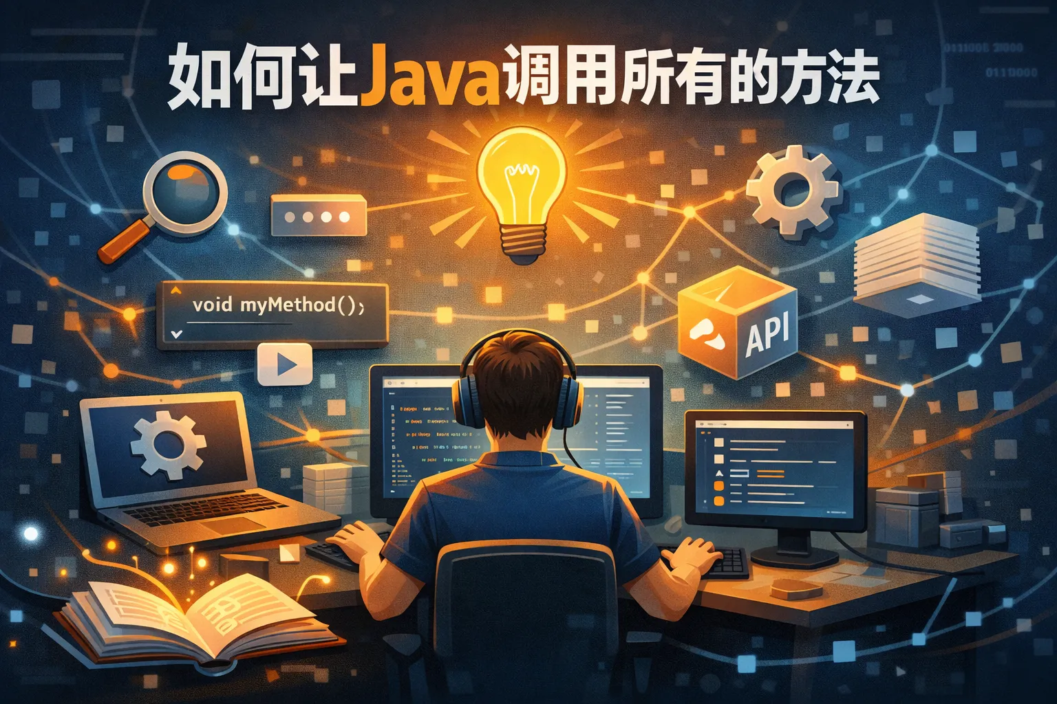 如何让java调用所有的方法