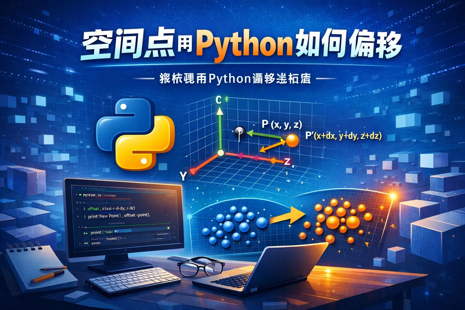 空间点用python如何偏移