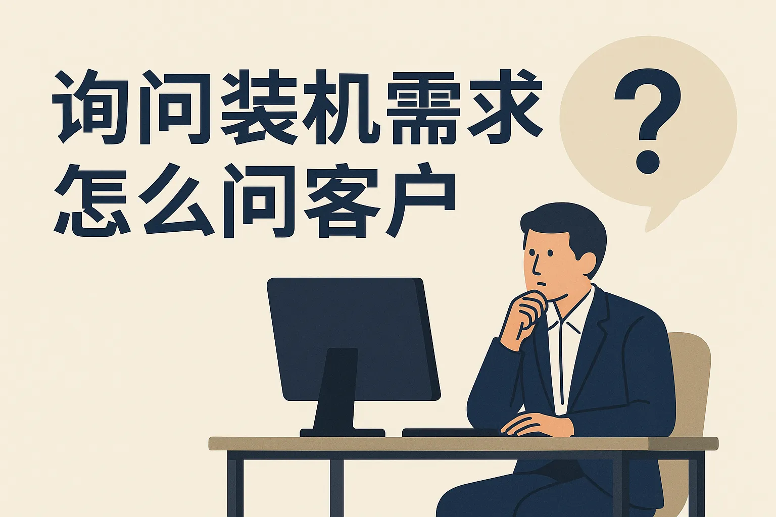 询问装机需求怎么问客户