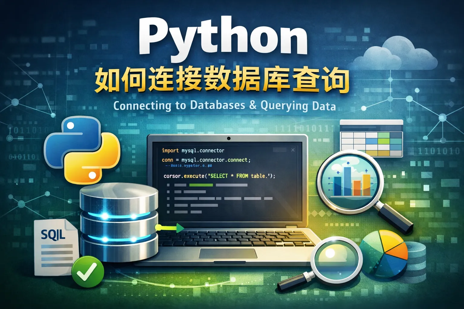 Python如何连接数据库查询