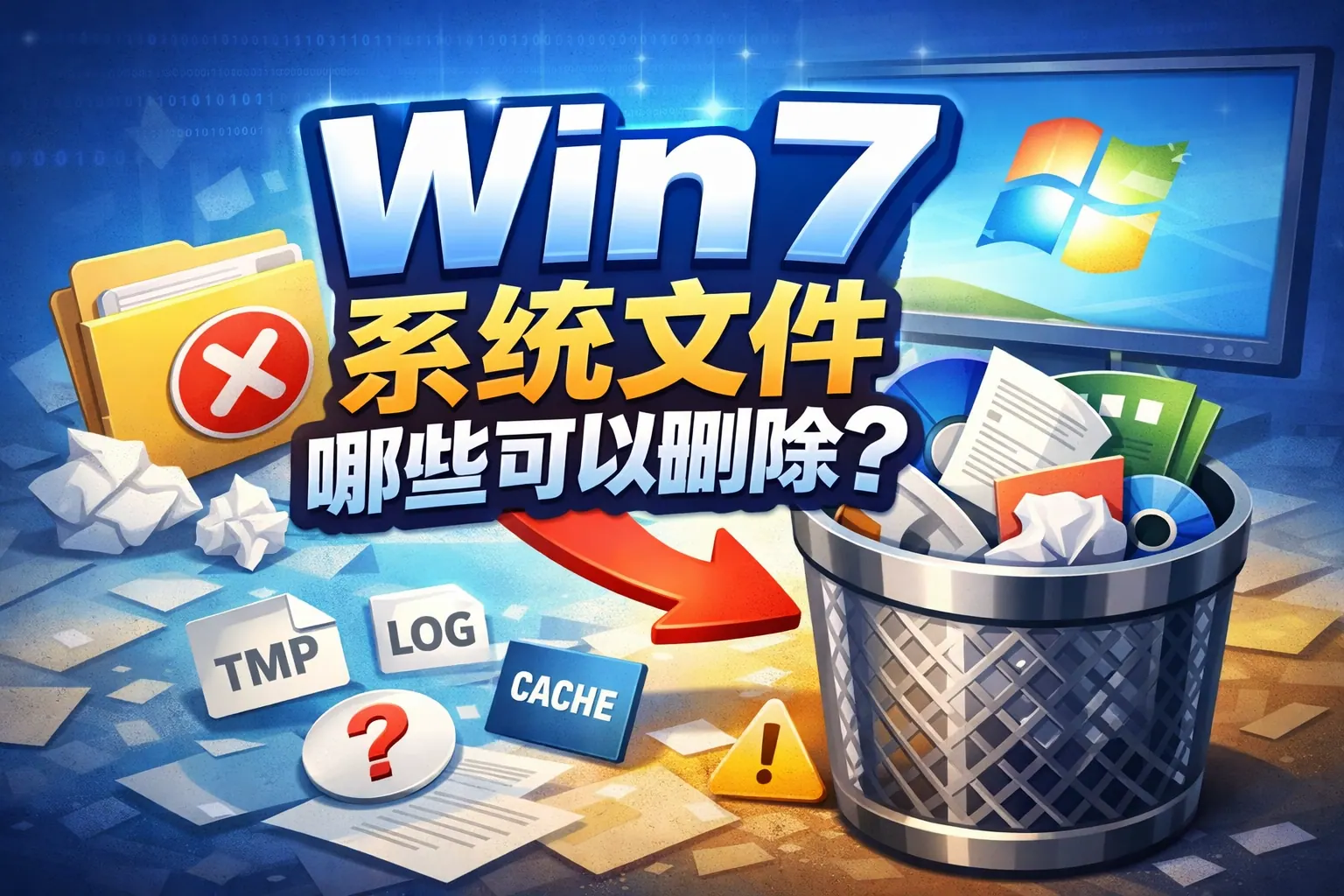 win7系统文件哪些可以删除