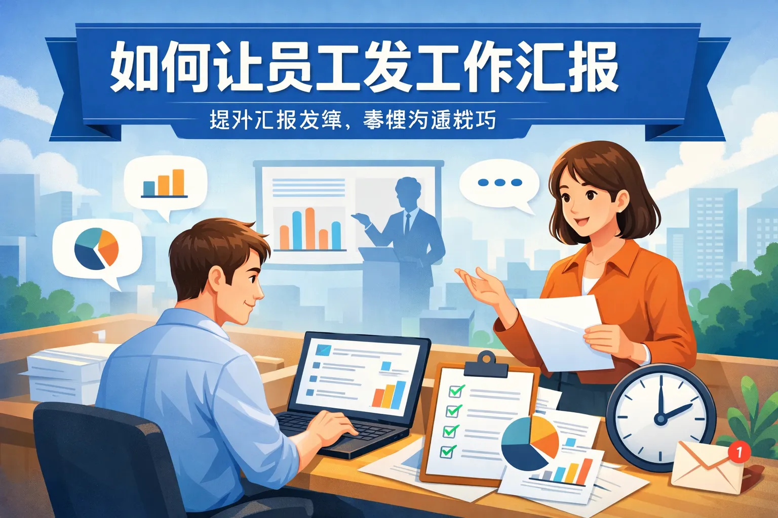 如何让员工发工作汇报