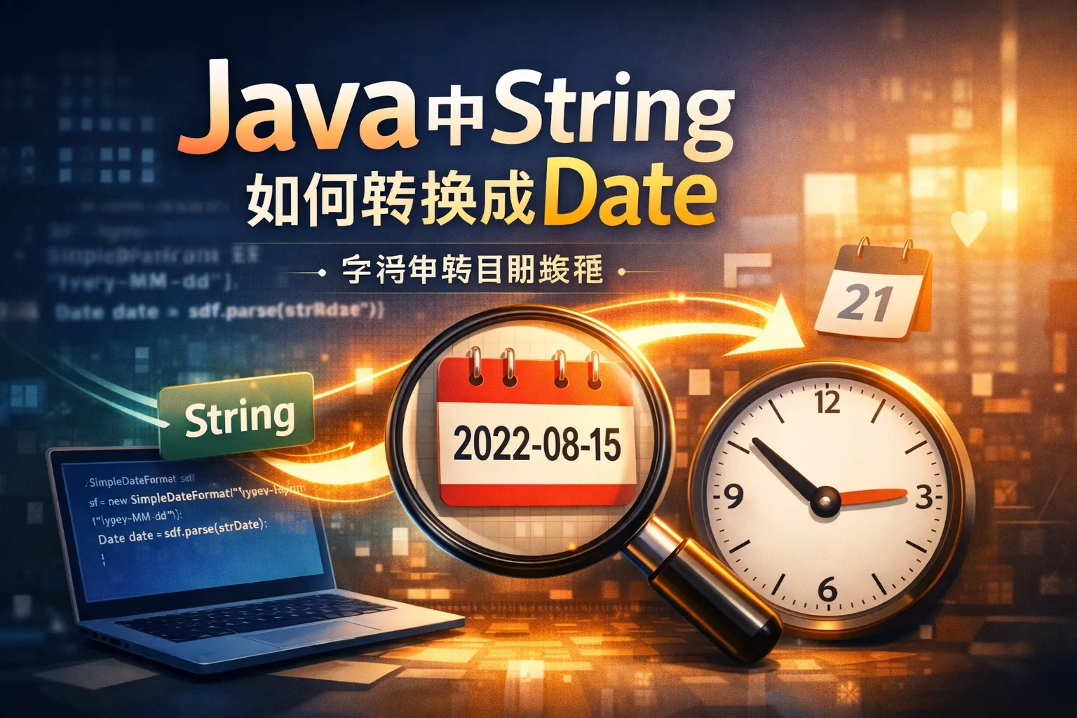 java中string如何转换成date