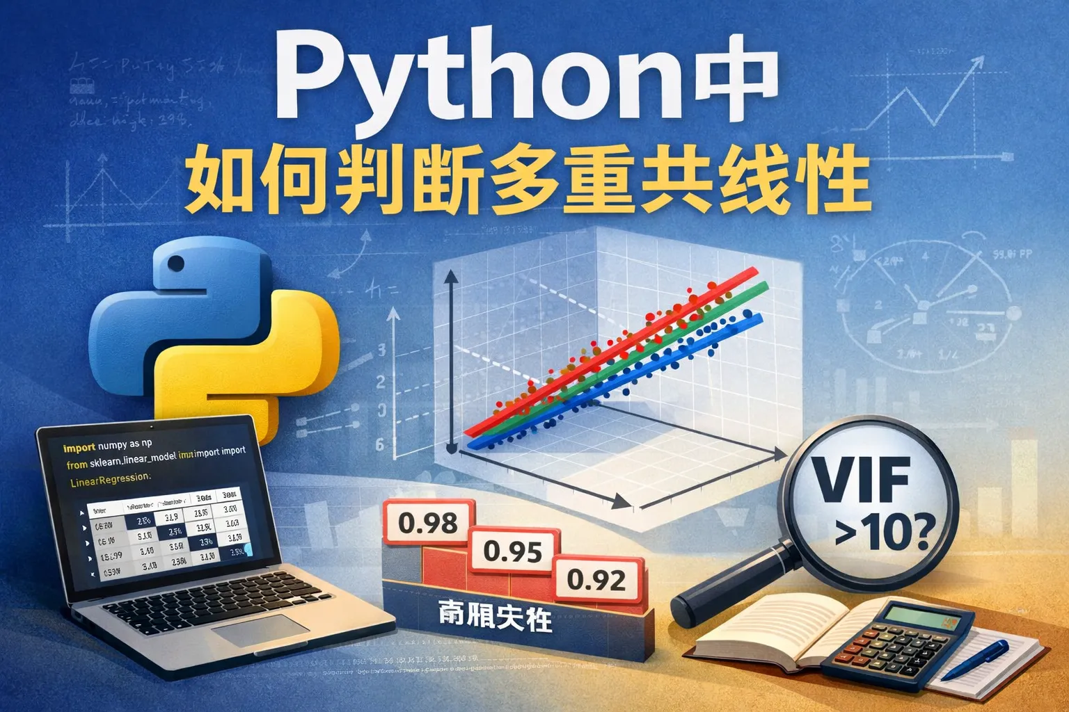 python中如何判断多重共线性