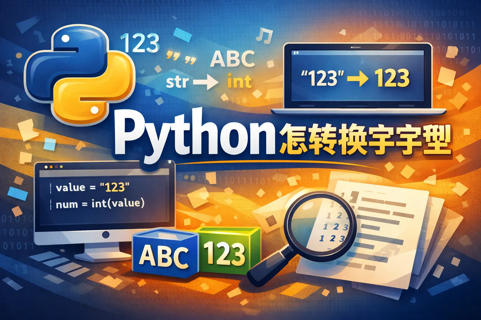 python怎么转换字符型