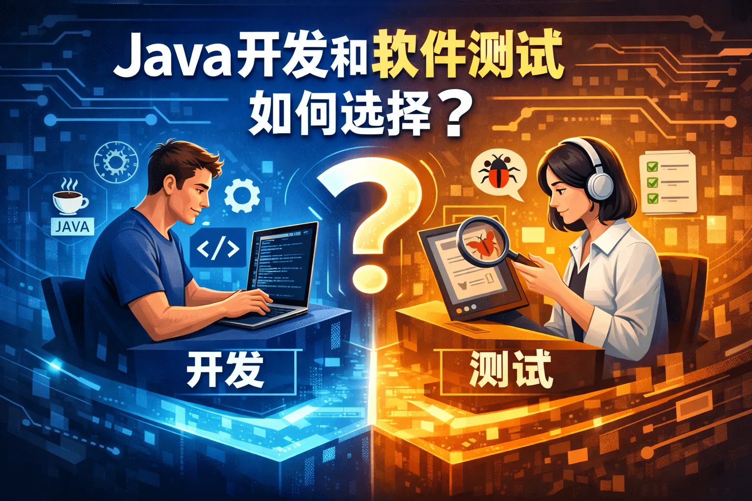 java开发和软件测试如何选择