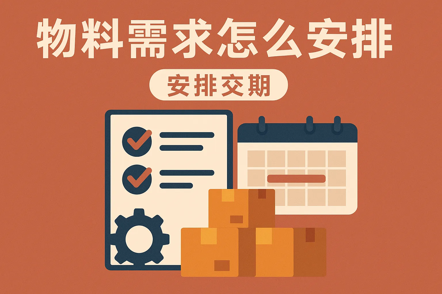 物料需求怎么安排交期