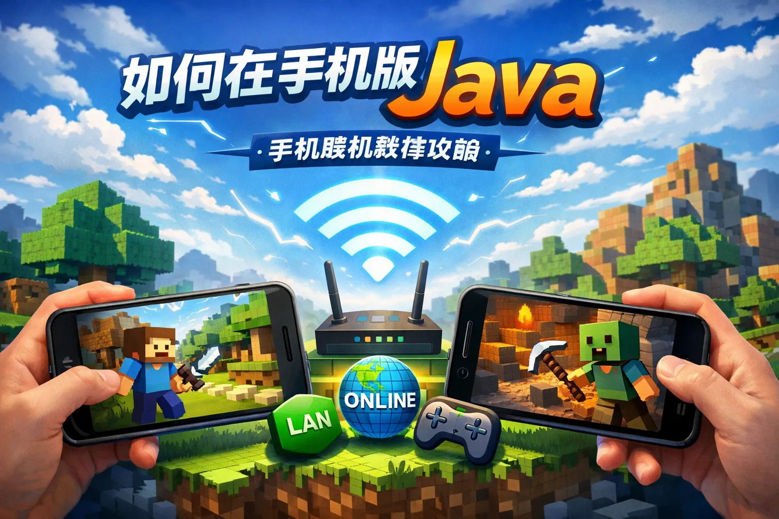 如何在手机版java开联机