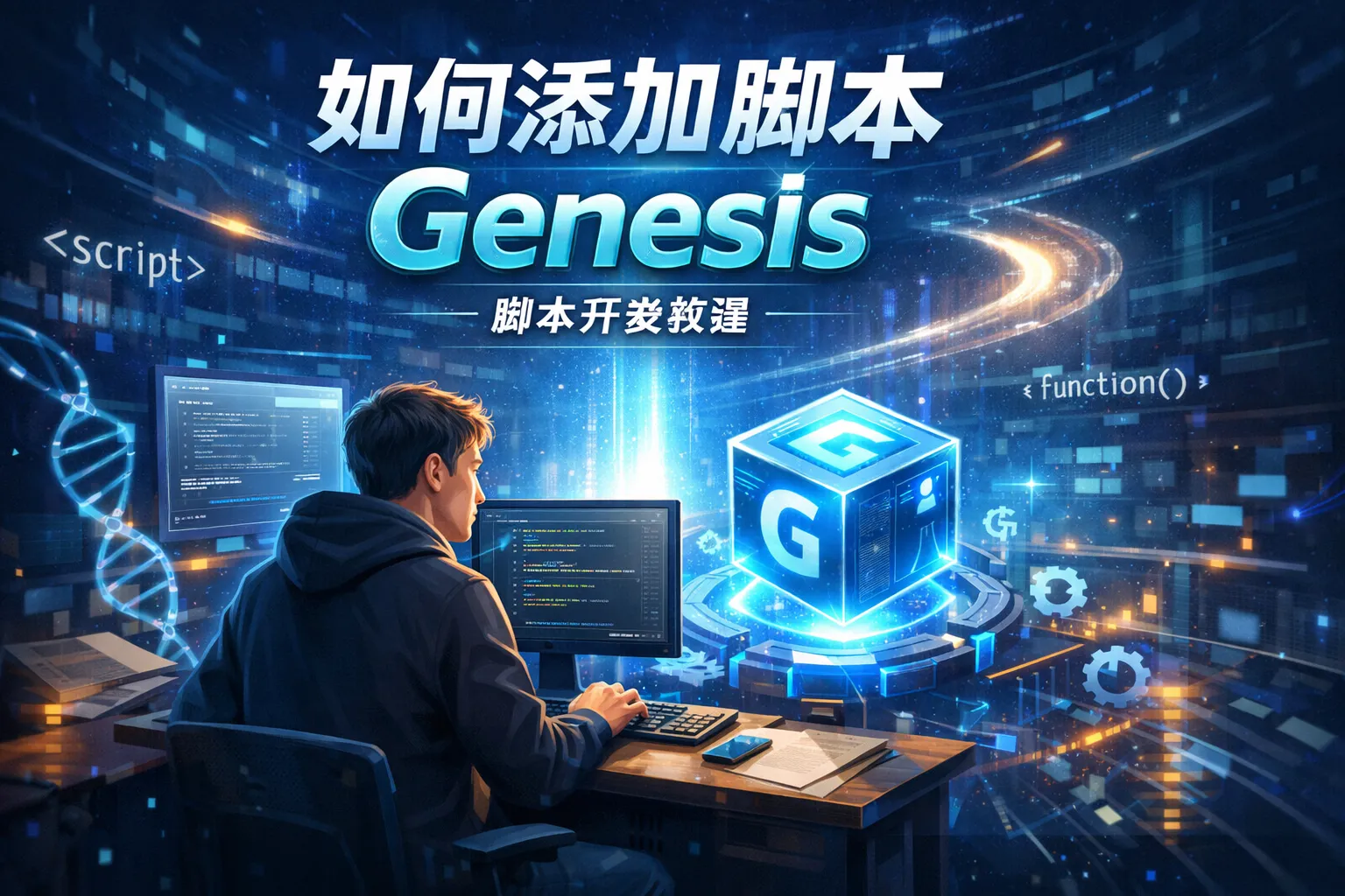如何添加脚本genesis