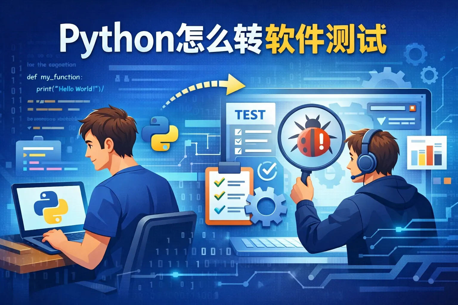 python怎么转软件测试