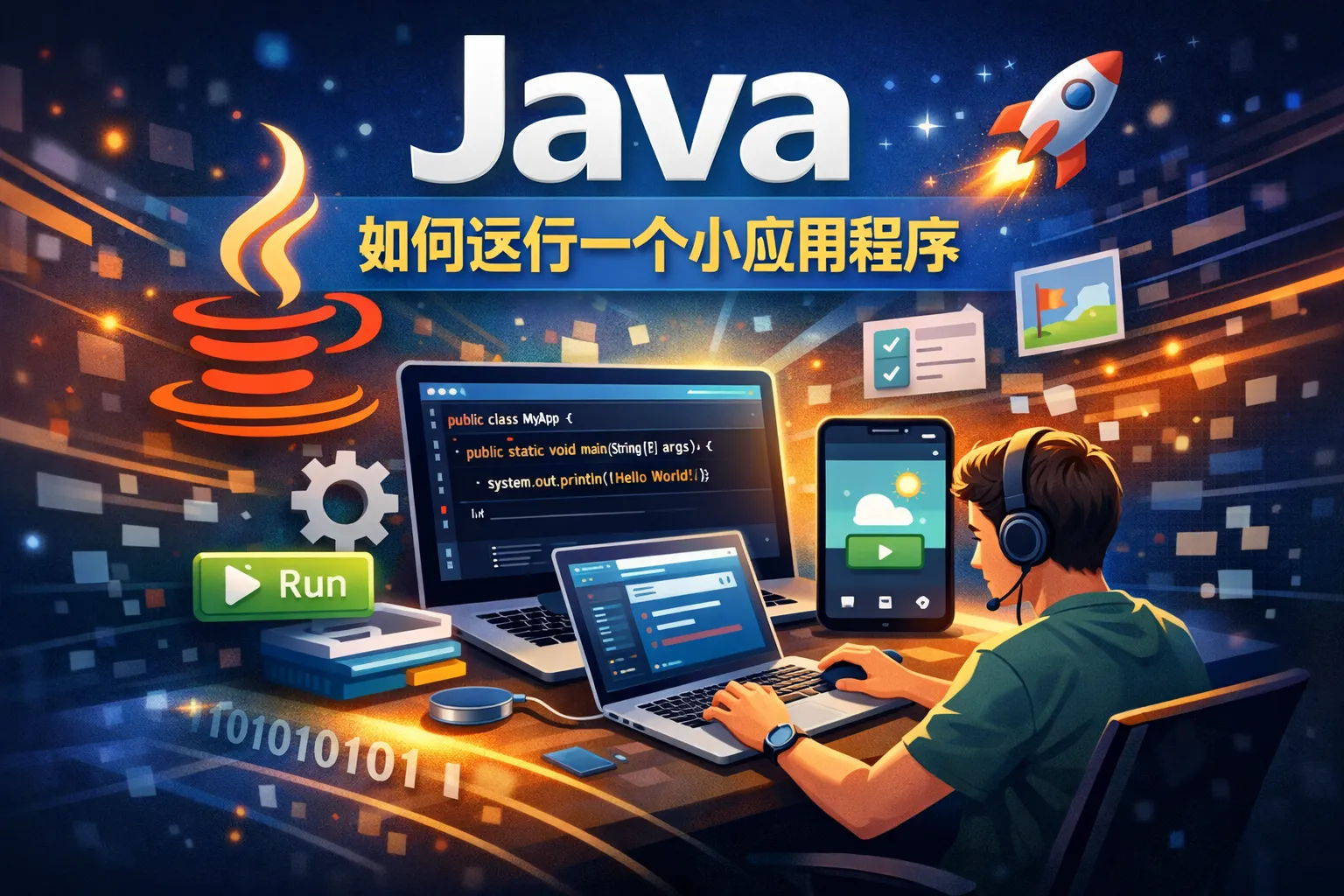 java如何运行一个小应用程序