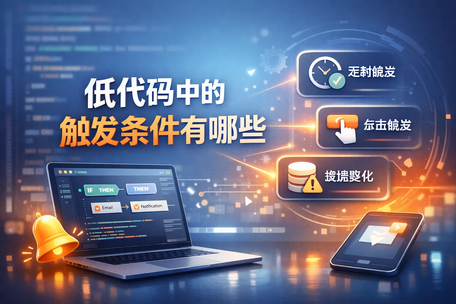 低代码中的触发条件有哪些