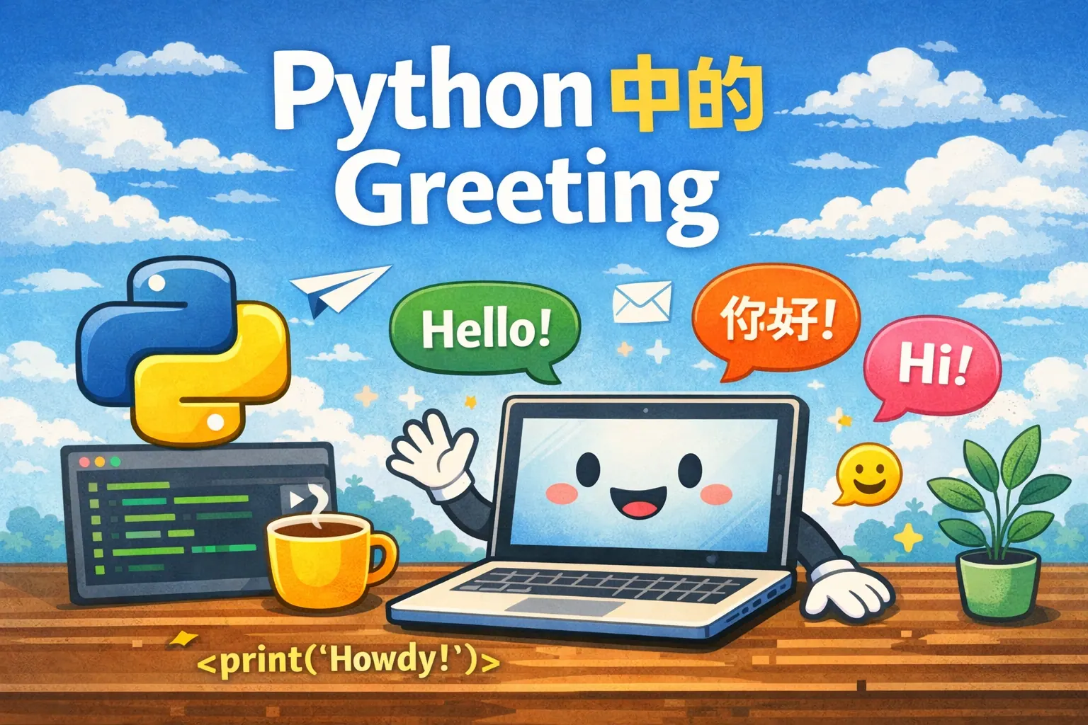 python中的greeting