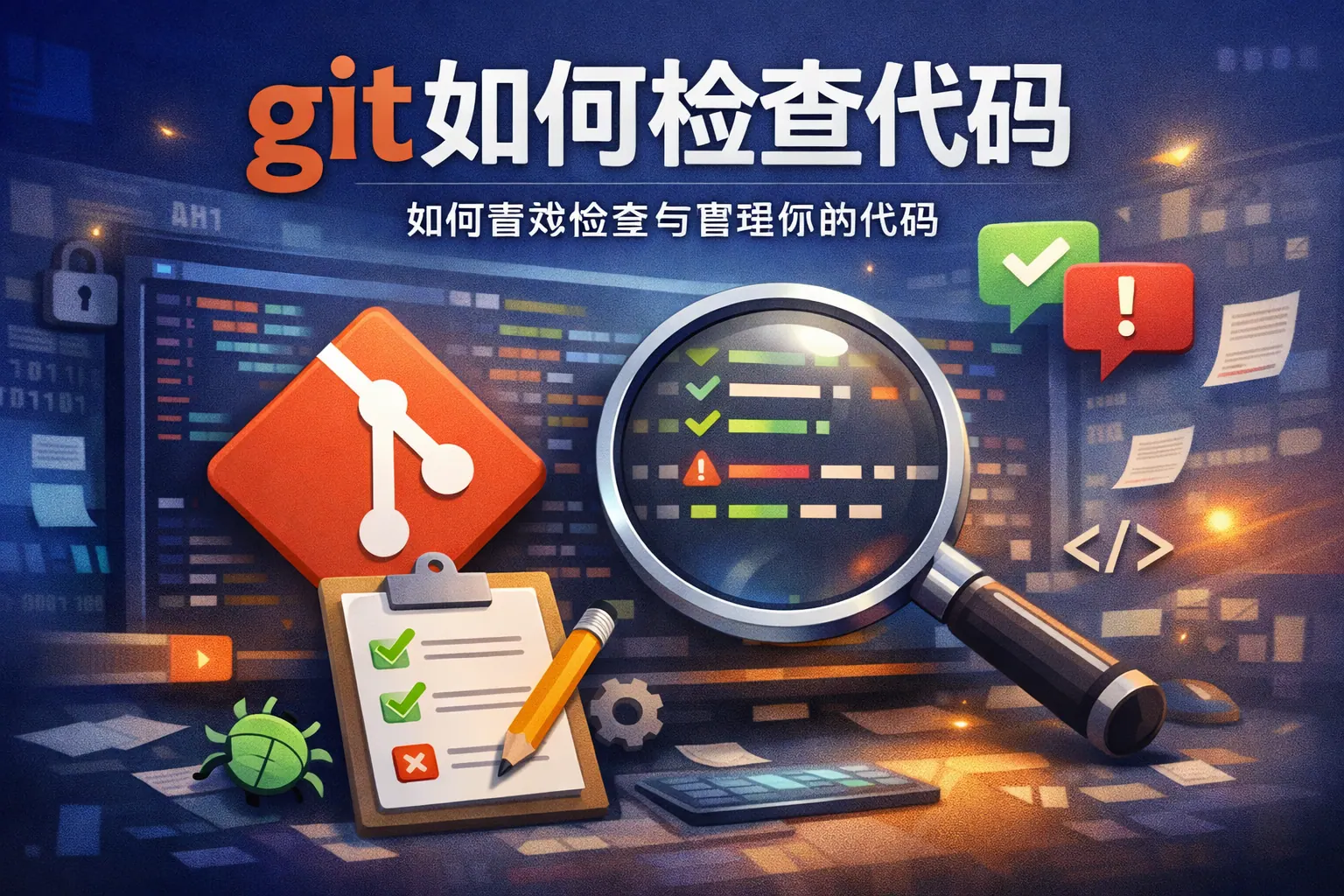 git如何检查代码
