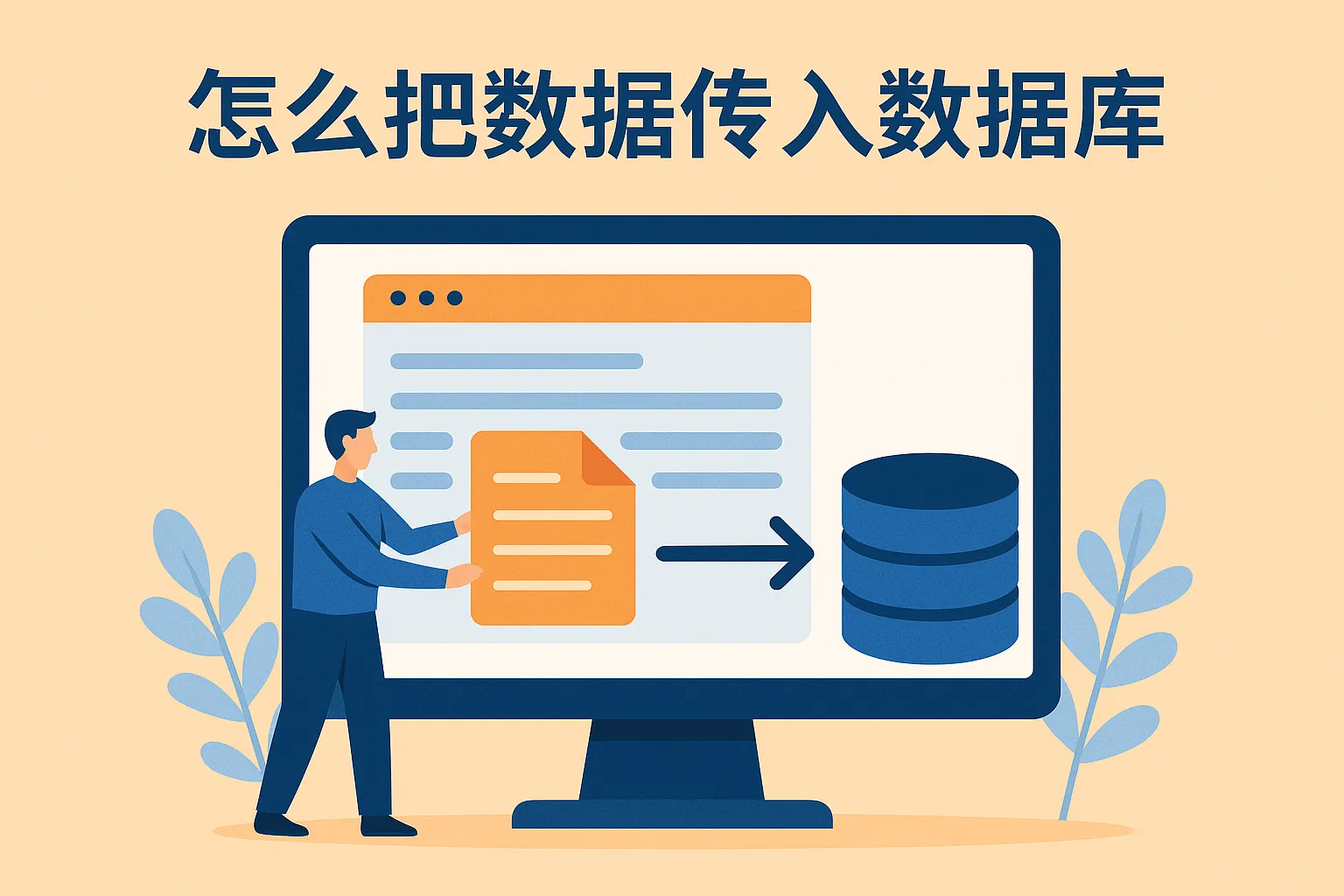 怎么把数据传入数据库