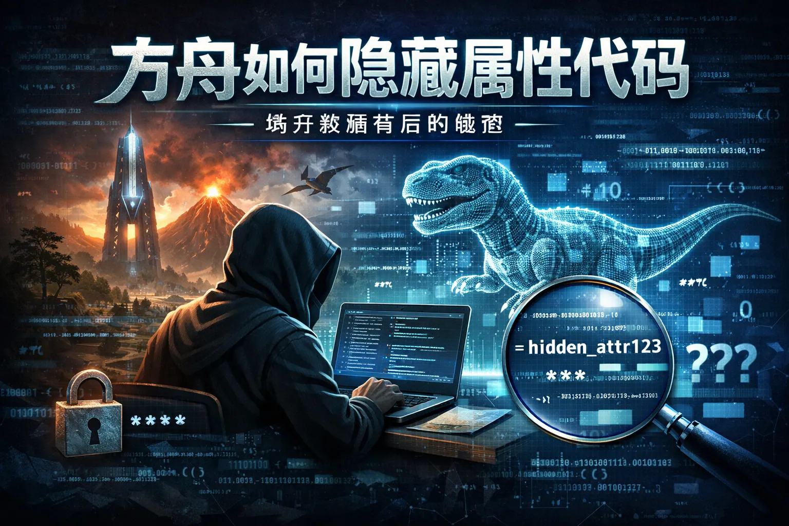 方舟如何隐藏属性代码