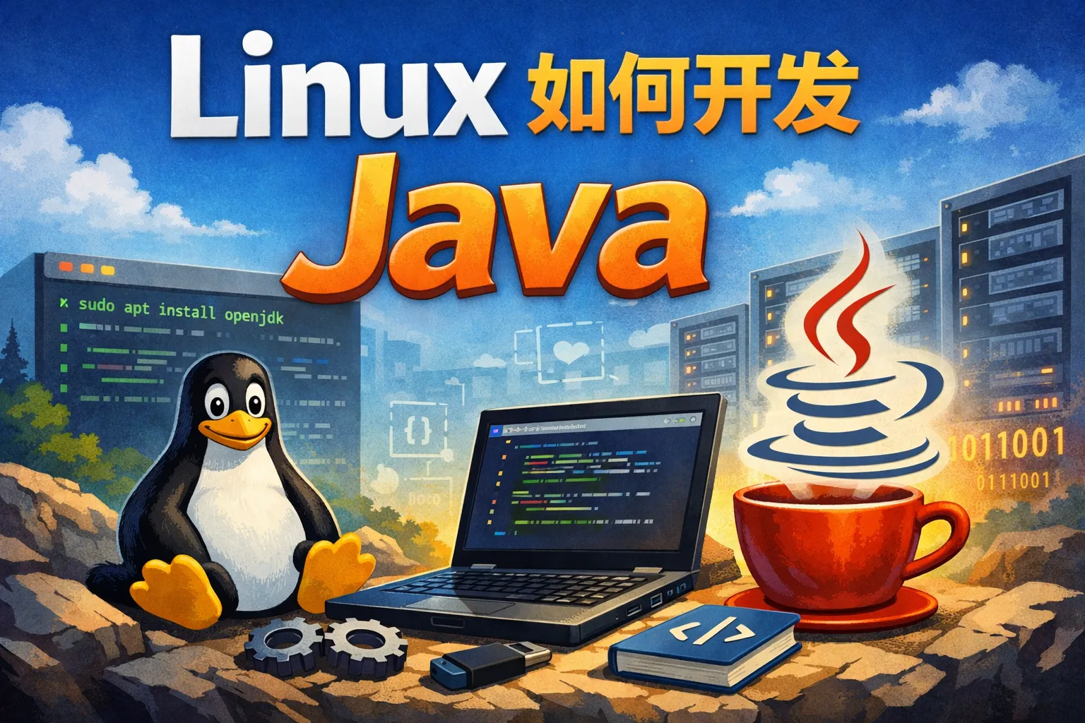 linux如何开发java