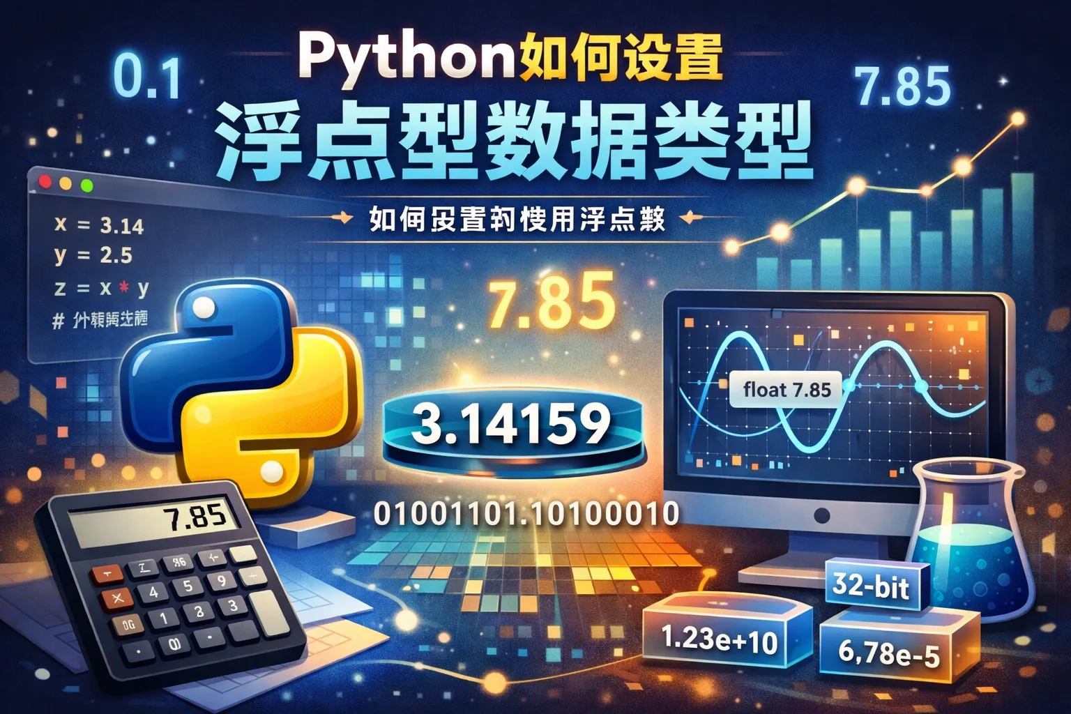 python如何设置浮点型数据类型