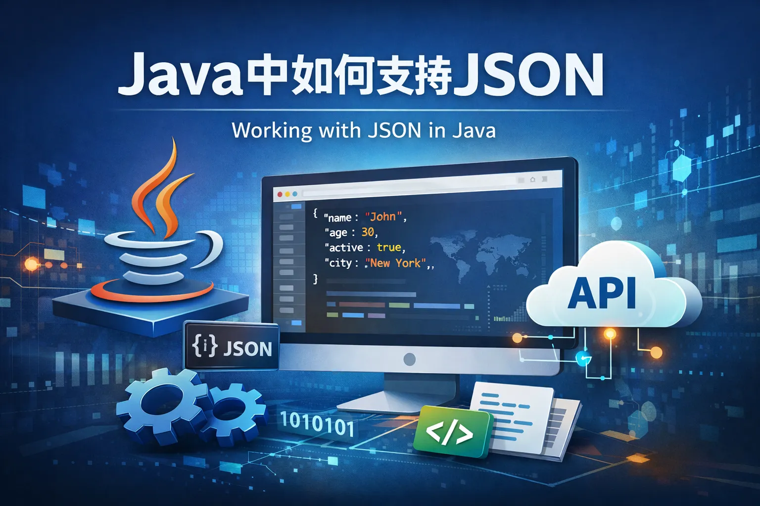 java中如何支持json