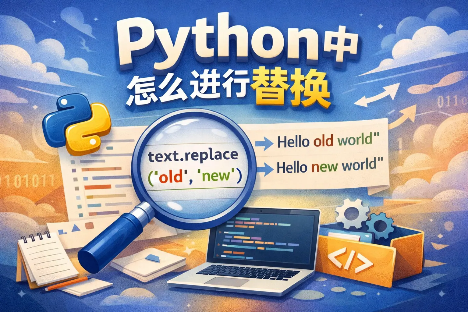 python中怎么进行替换