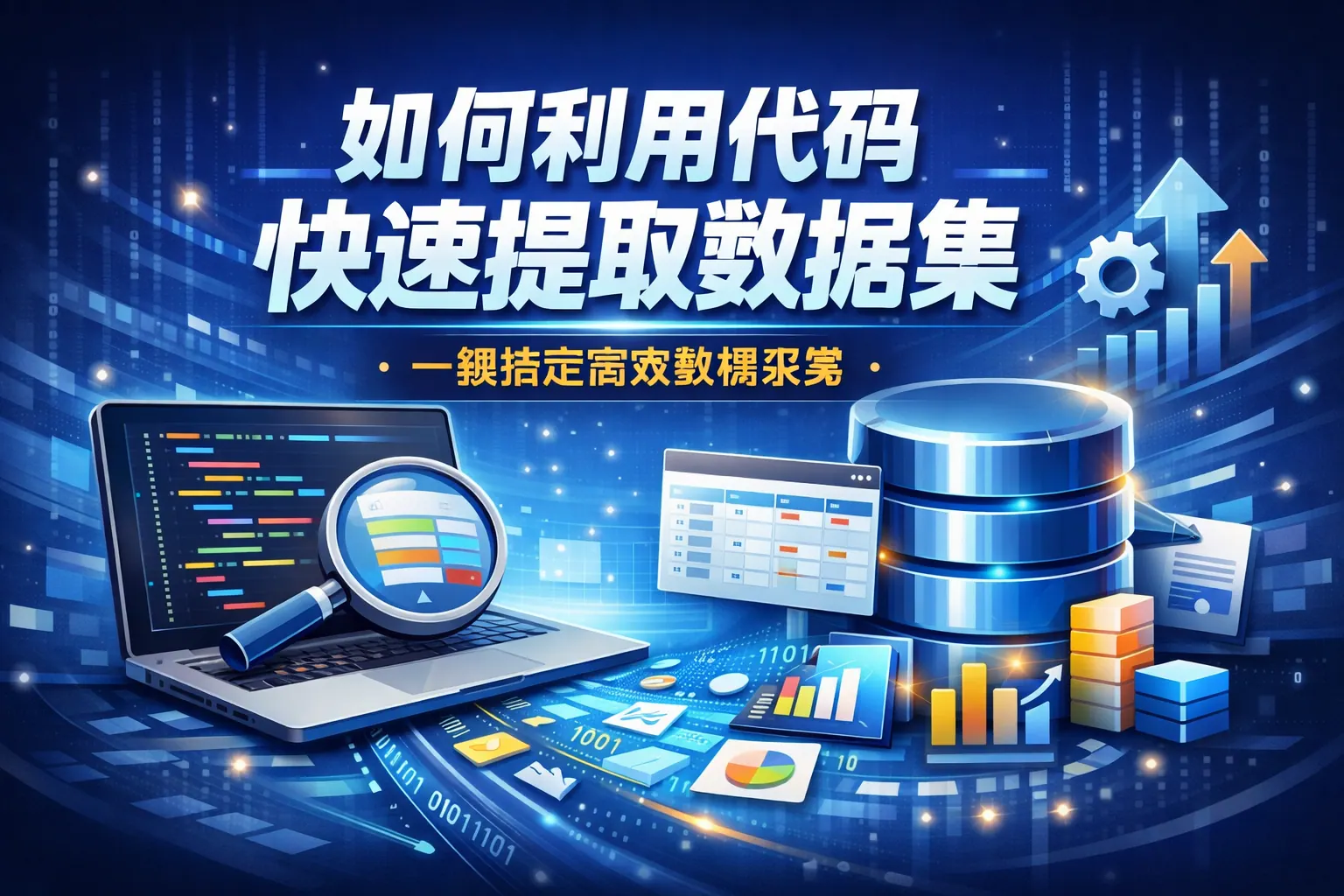 如何利用代码快速提取数据集