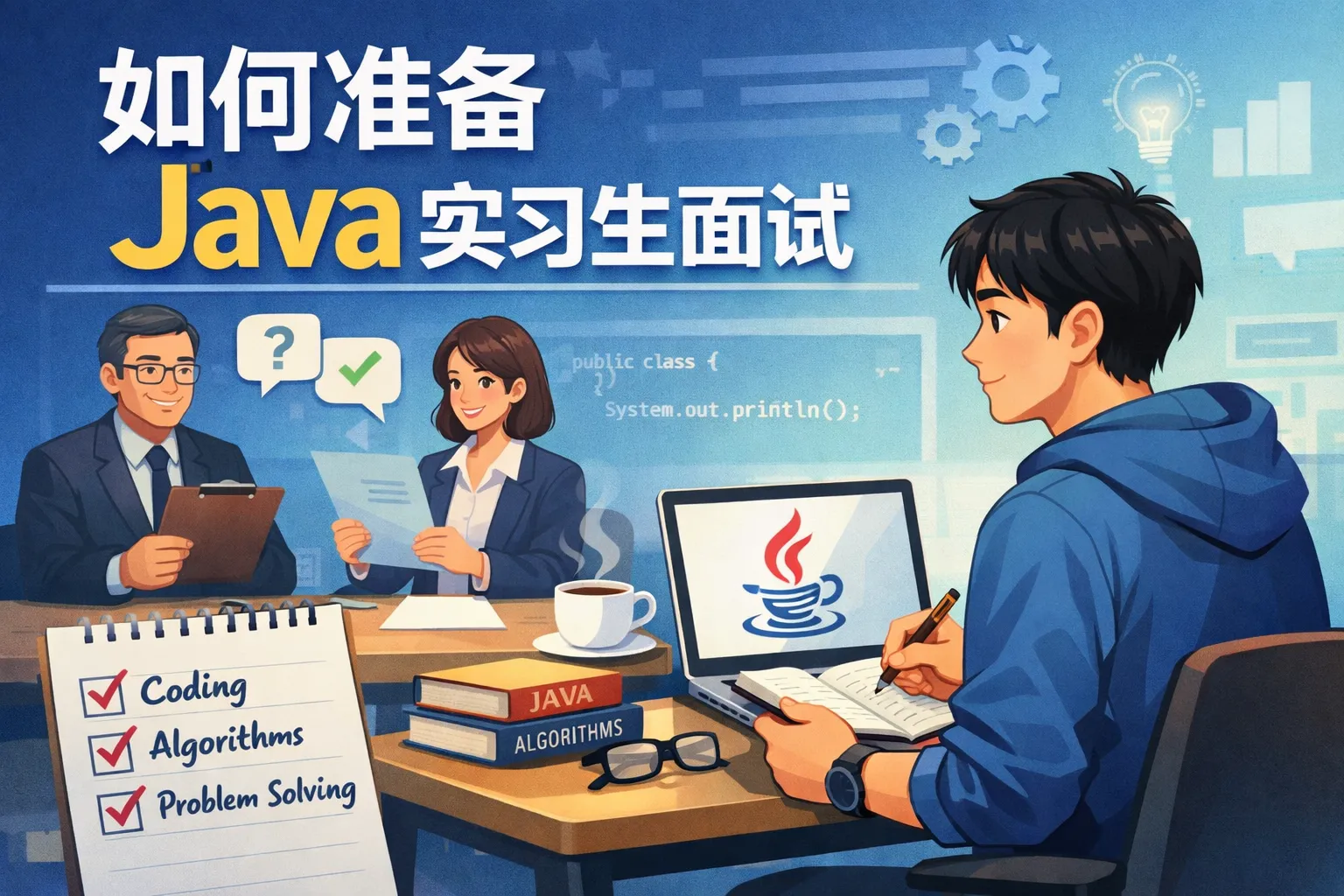 如何准备java实习生面试