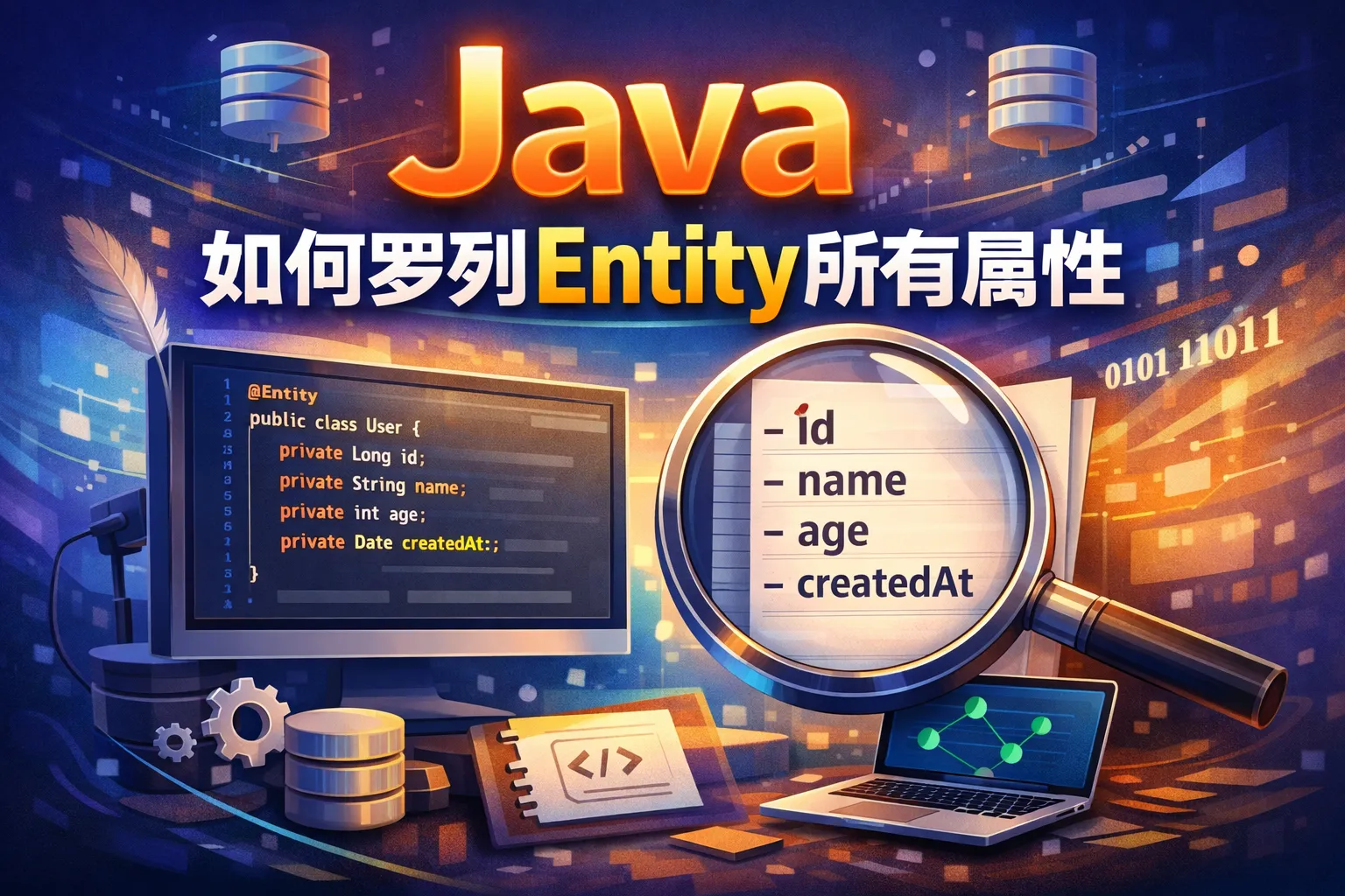 java如何罗列entity所有属性