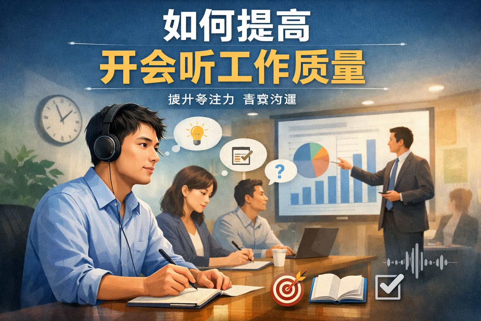 如何提高开会听工作质量