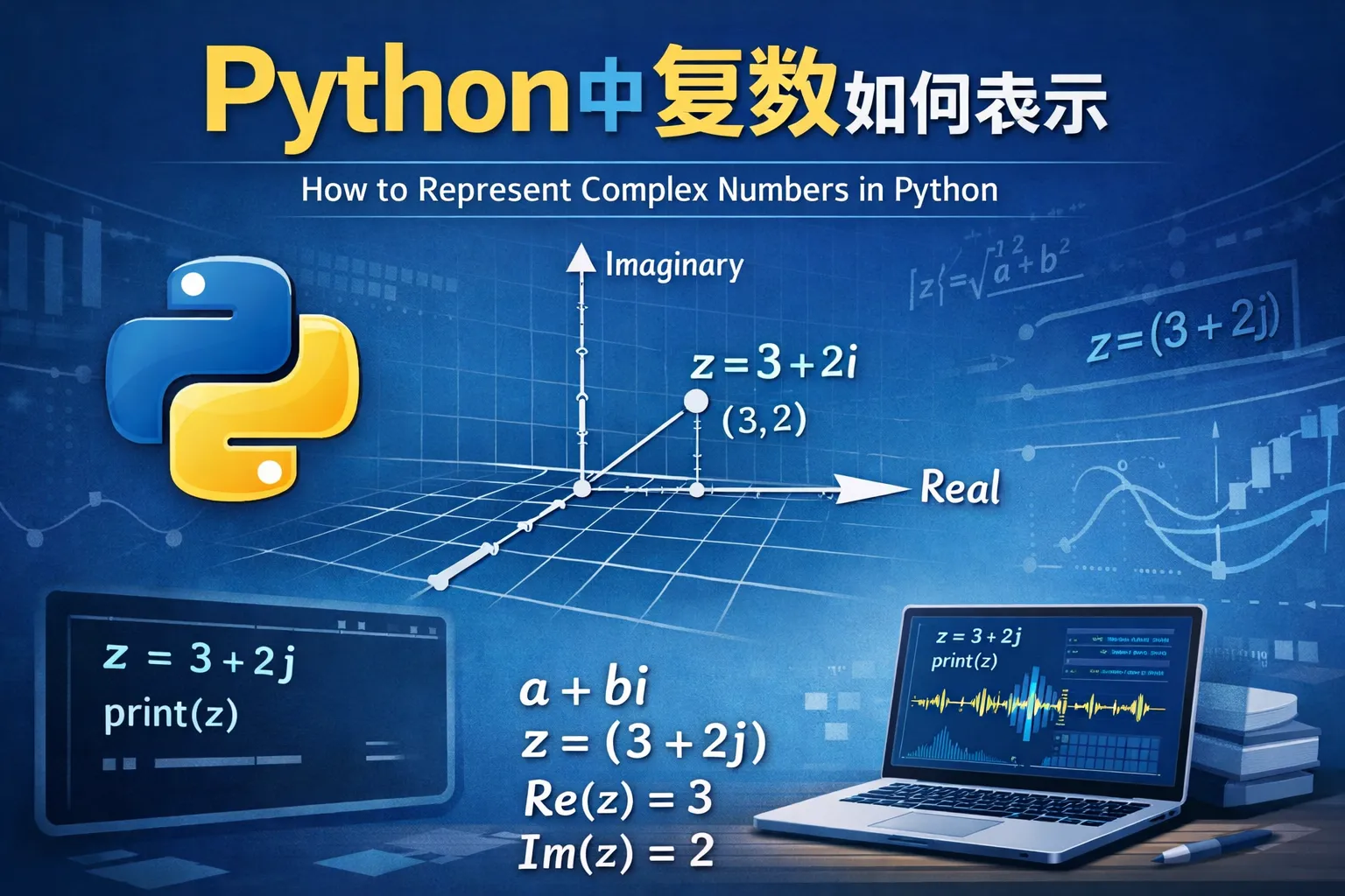 python中复数如何表示