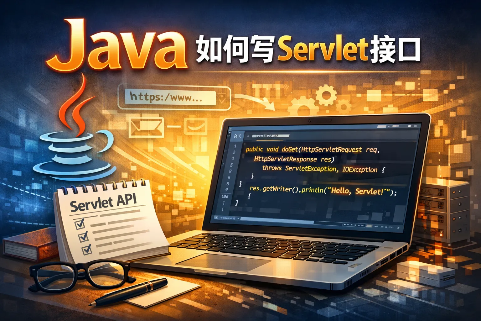 java 如何写servlet接口
