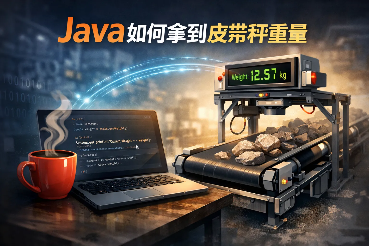 java如何拿到皮带秤重量