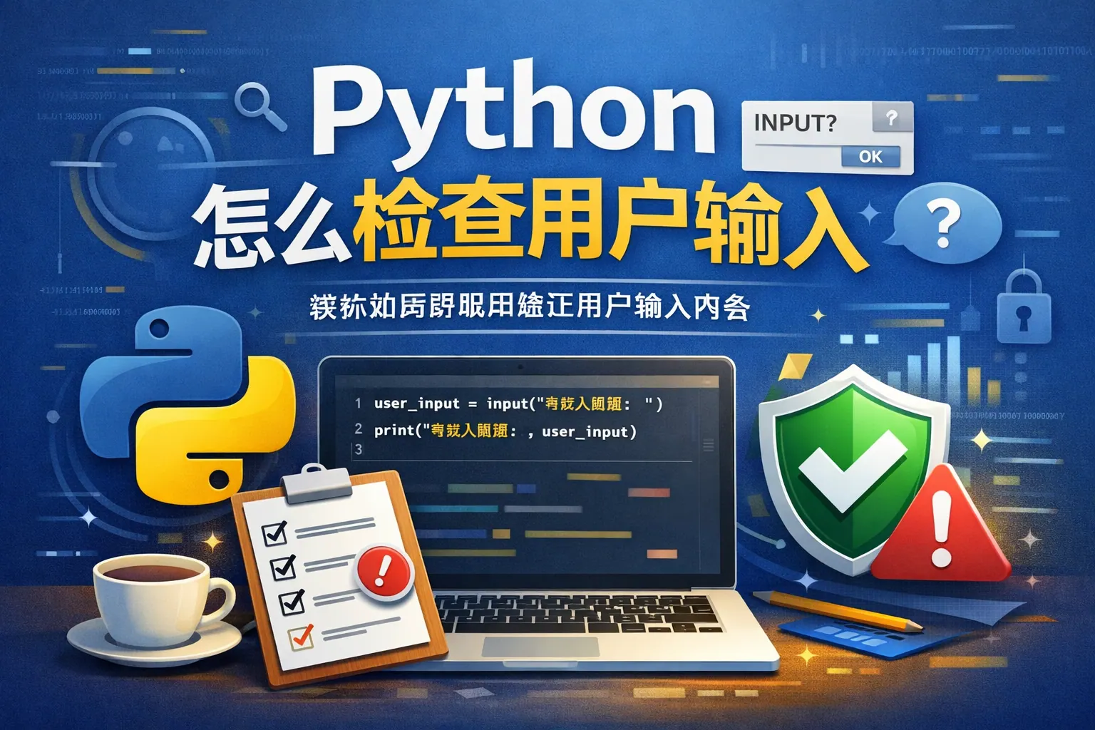 python怎么检查用户输入