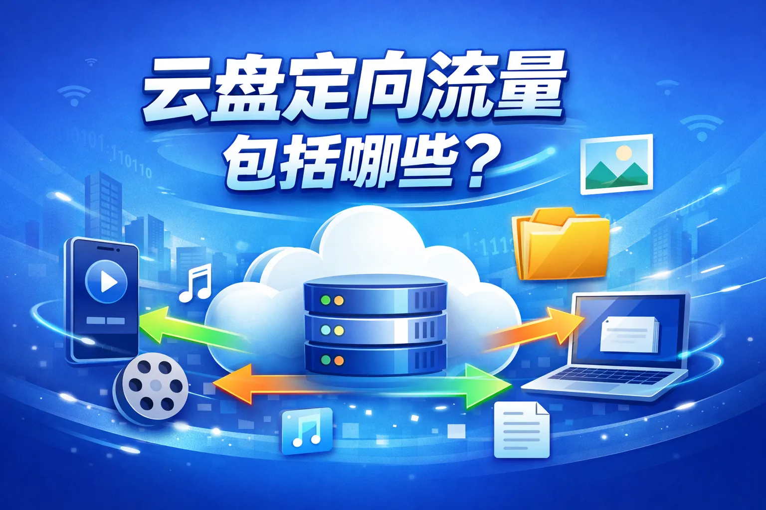 云盘定向流量包括哪些