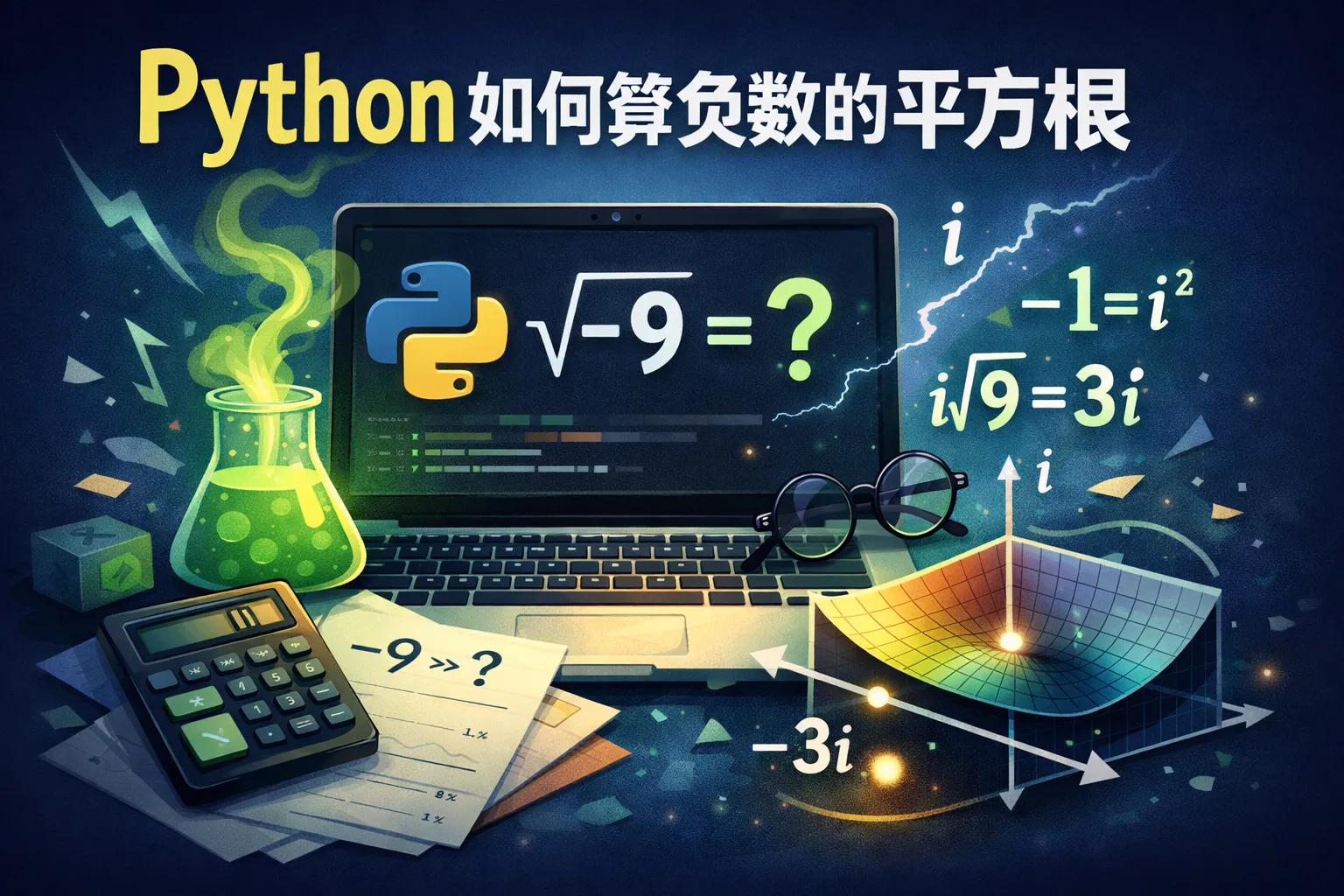 python如何算负数的平方根