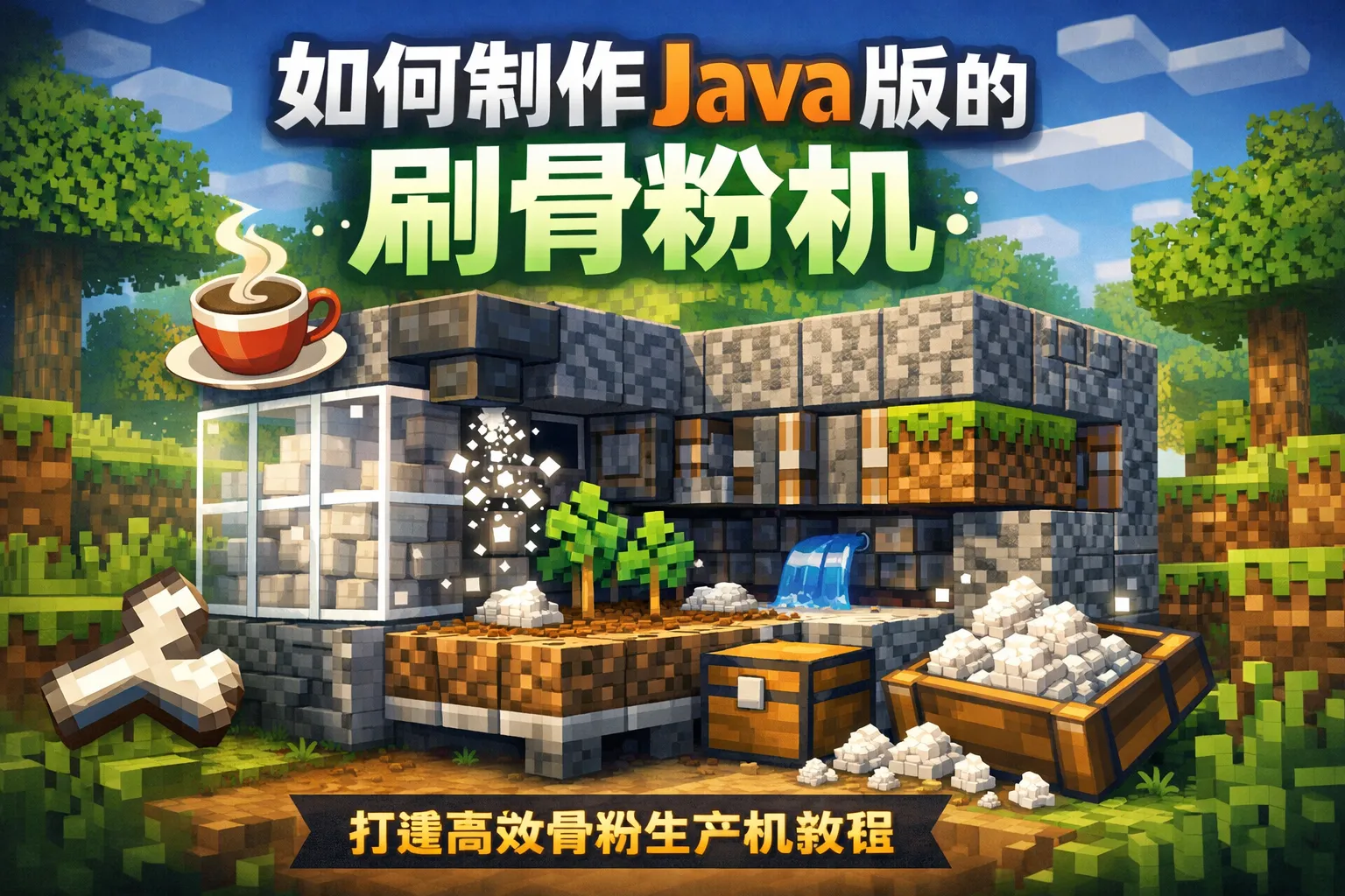 如何制作java版的刷骨粉机