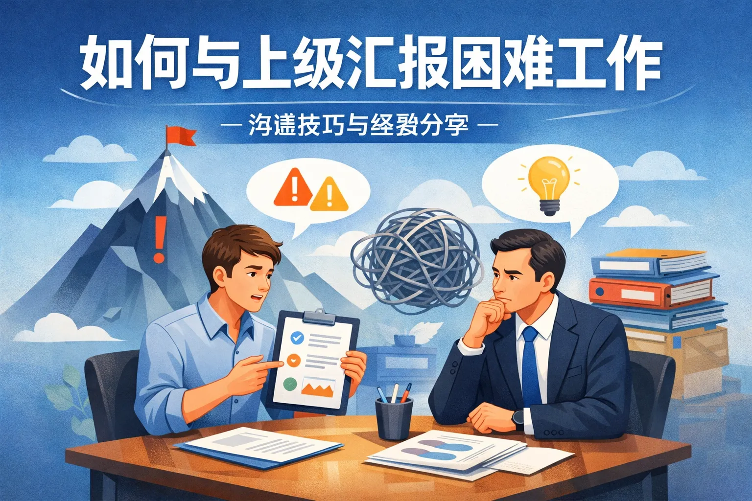 如何与上级汇报困难工作