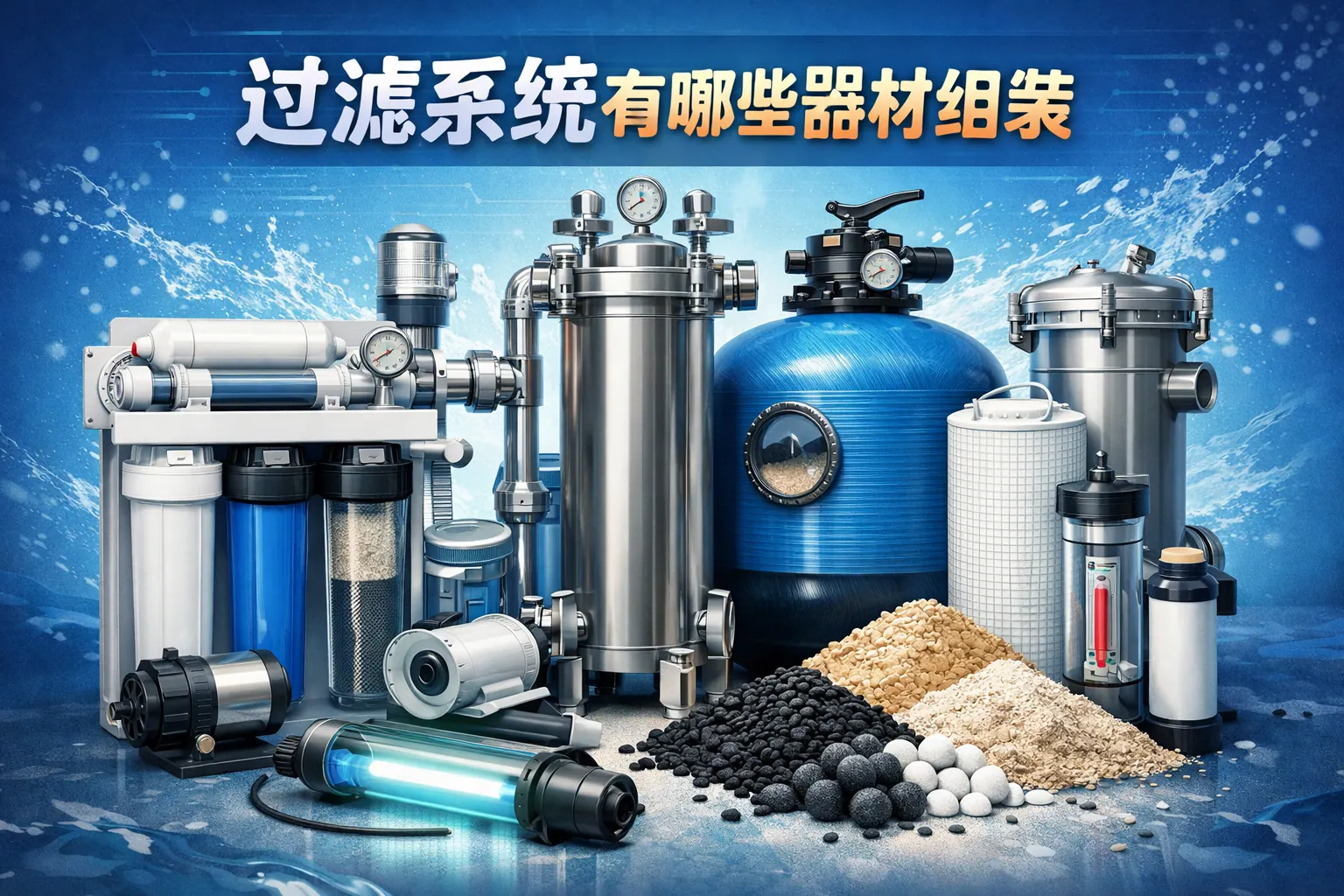 过滤系统有哪些器材组装