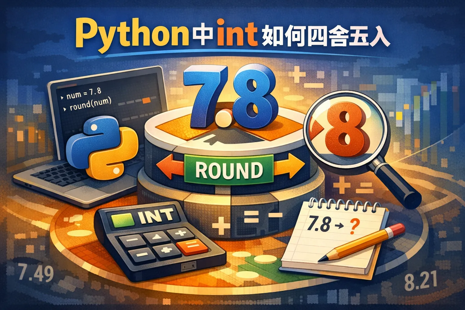 python中int如何四舍五入