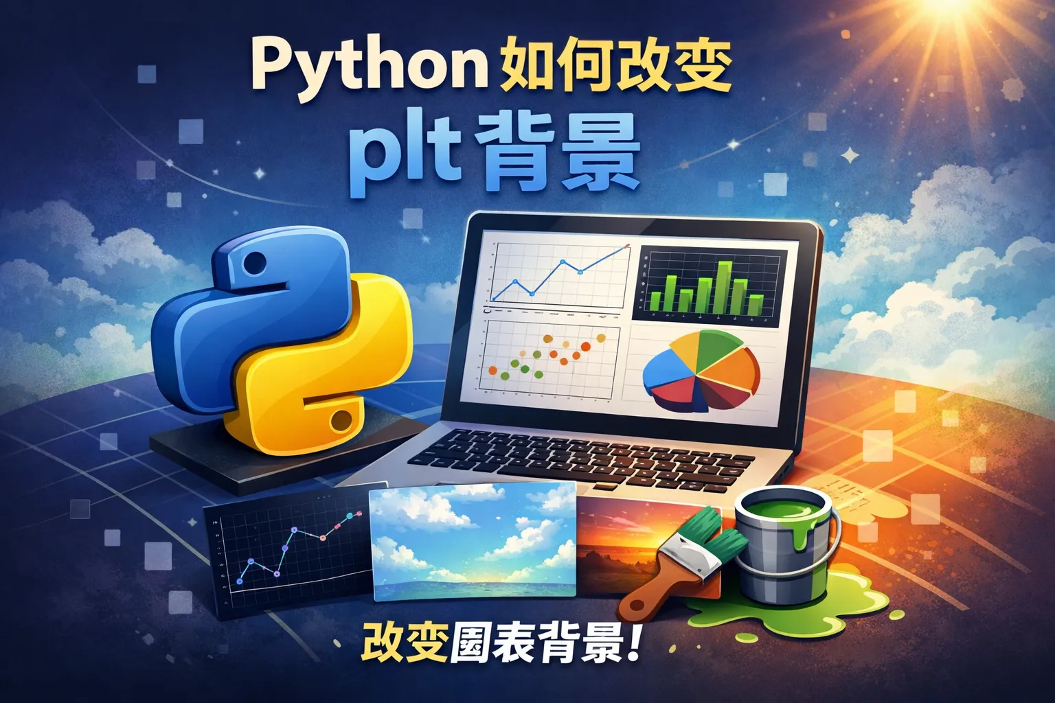 python如何改变plt背景