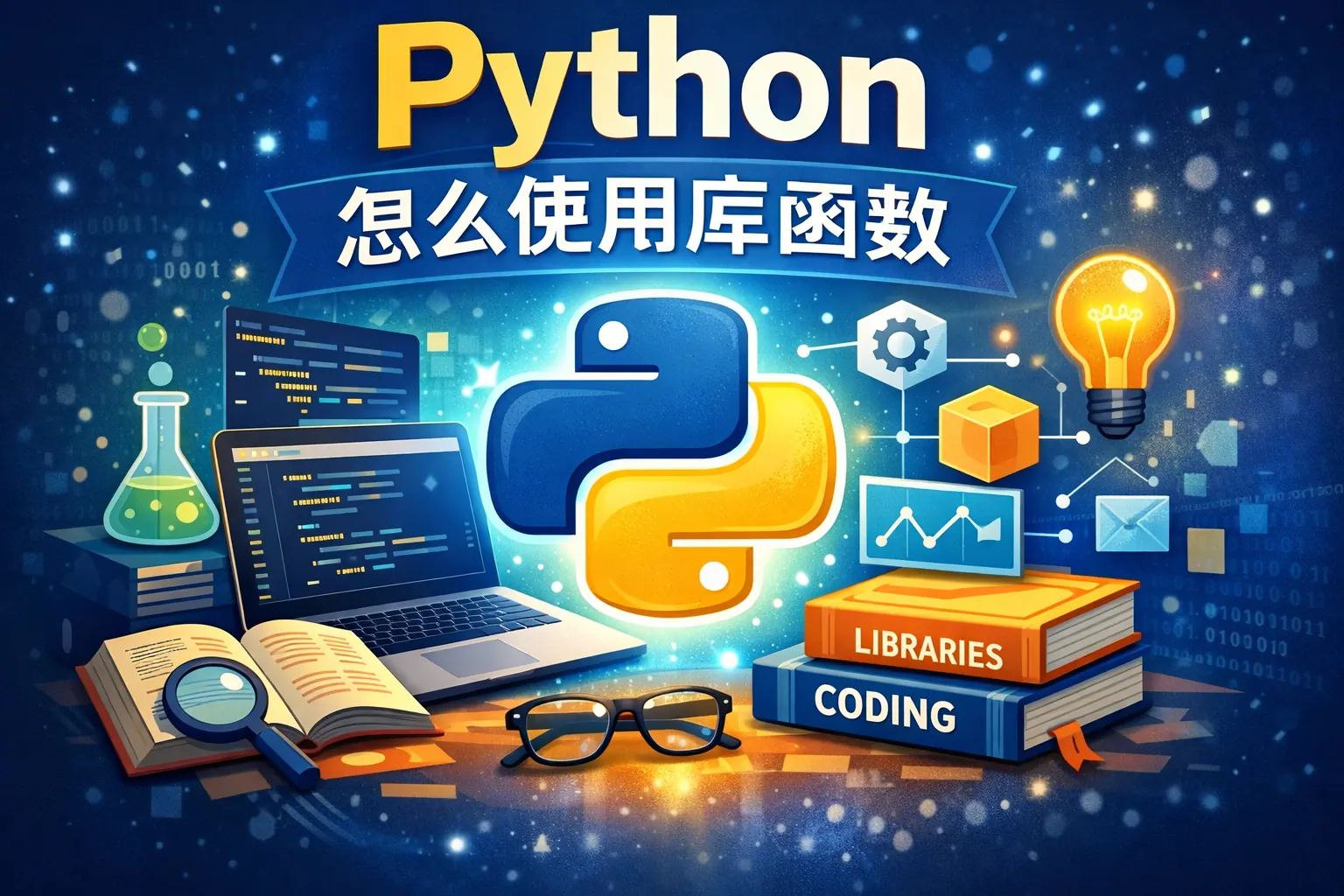 python 怎么使用库函数