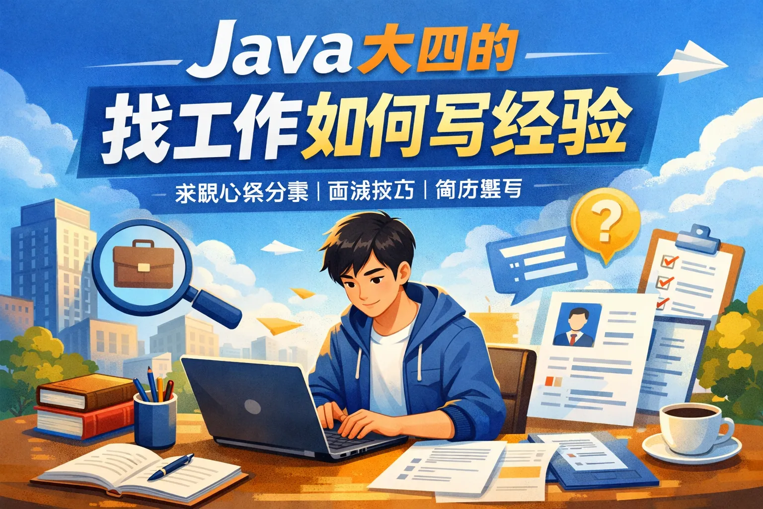 java大四的找工作如何写经验