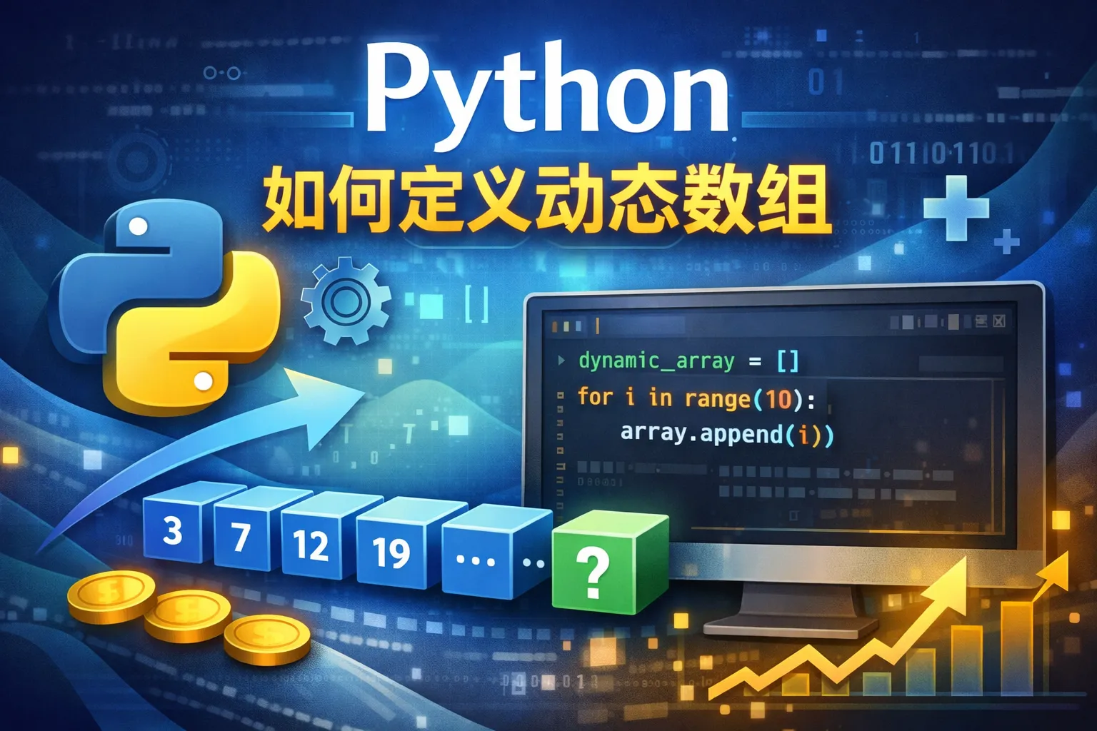 python如何定义动态数组