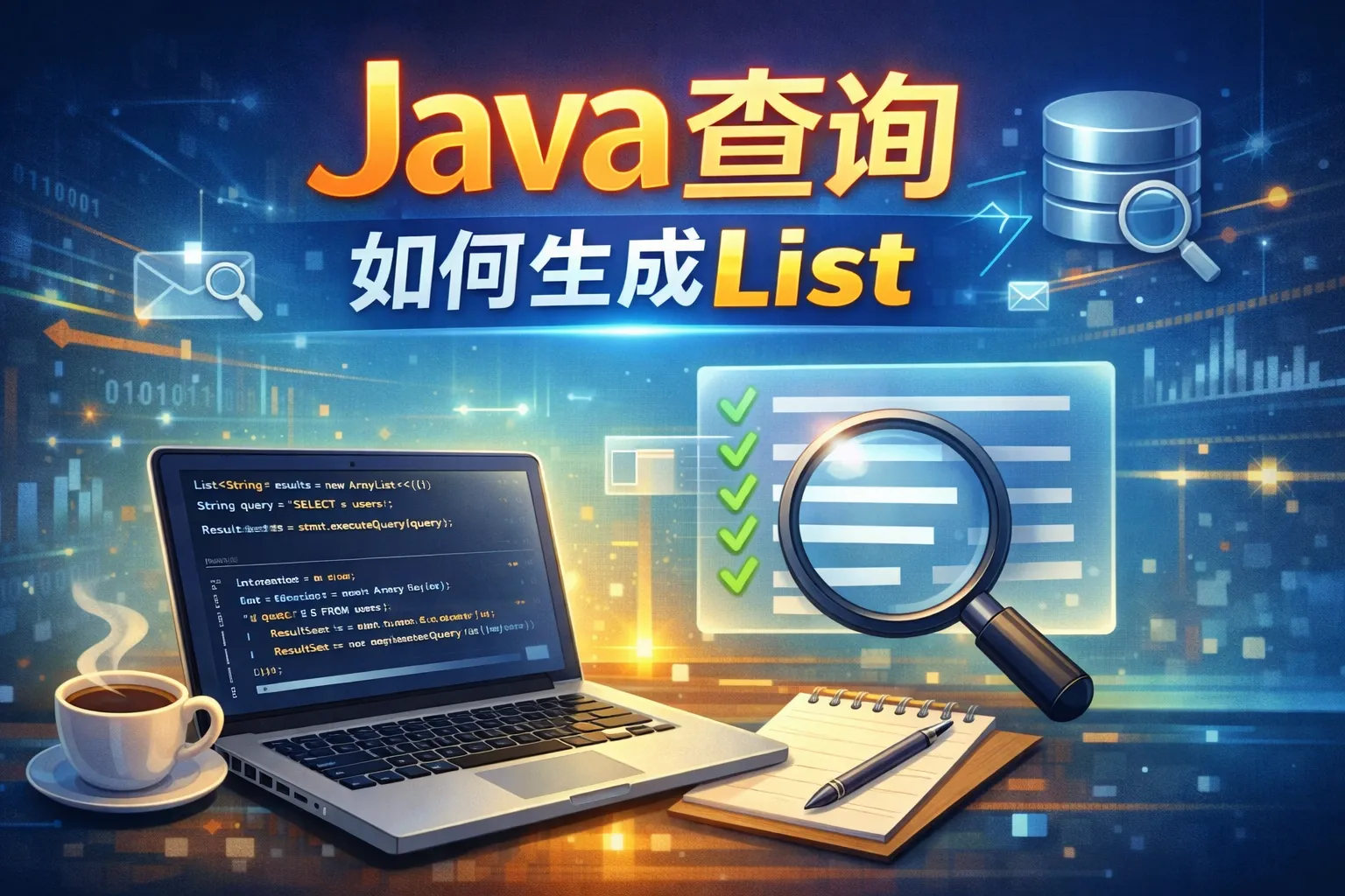 java查询如何生成list