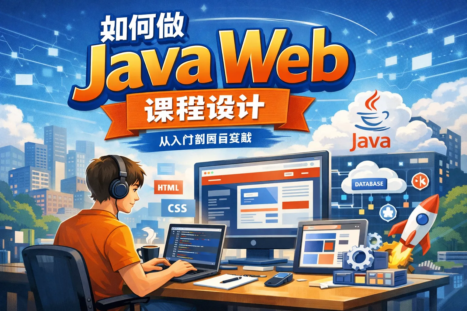 如何做Java web课程设计