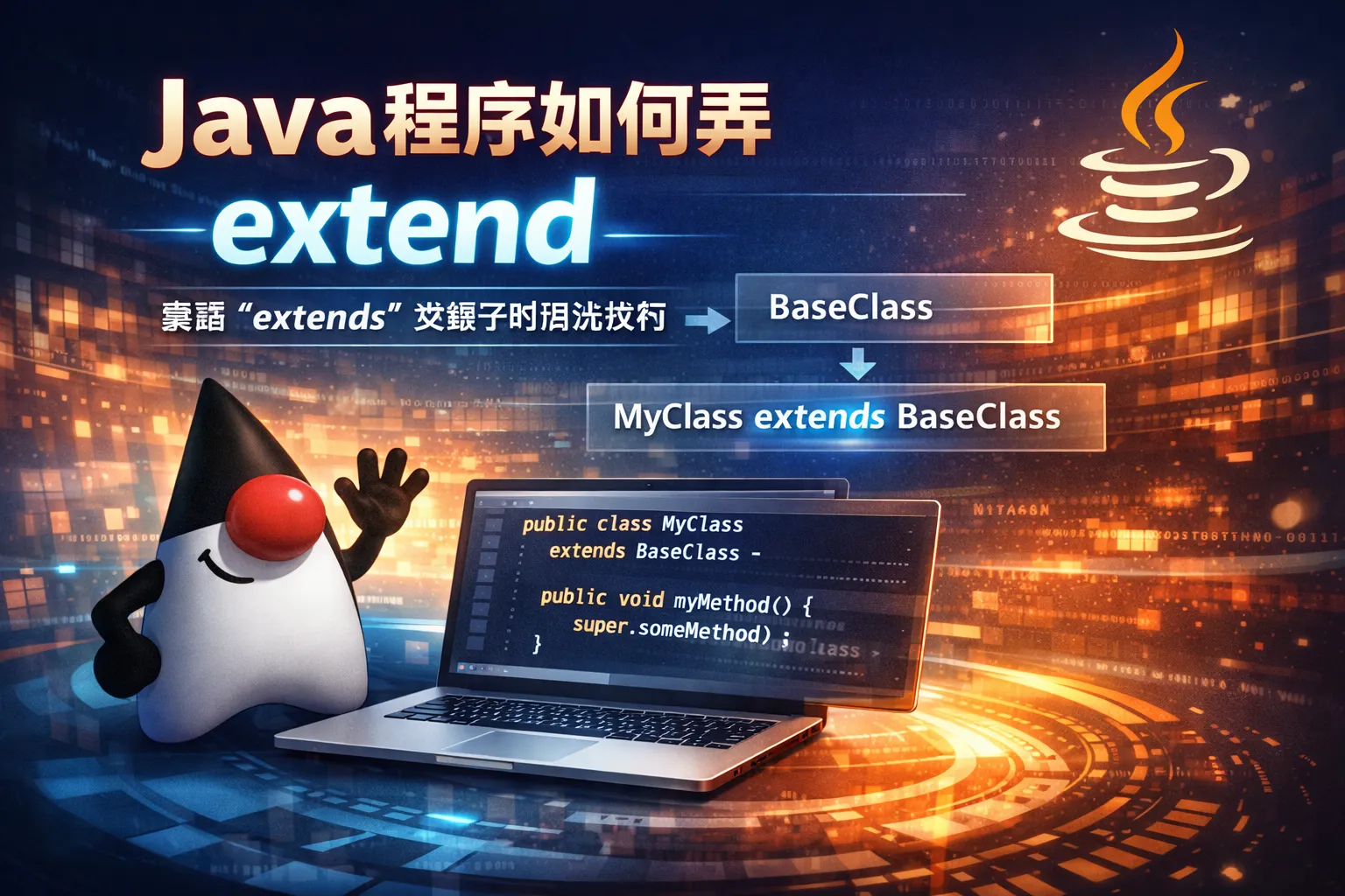 Java程序如何弄extend