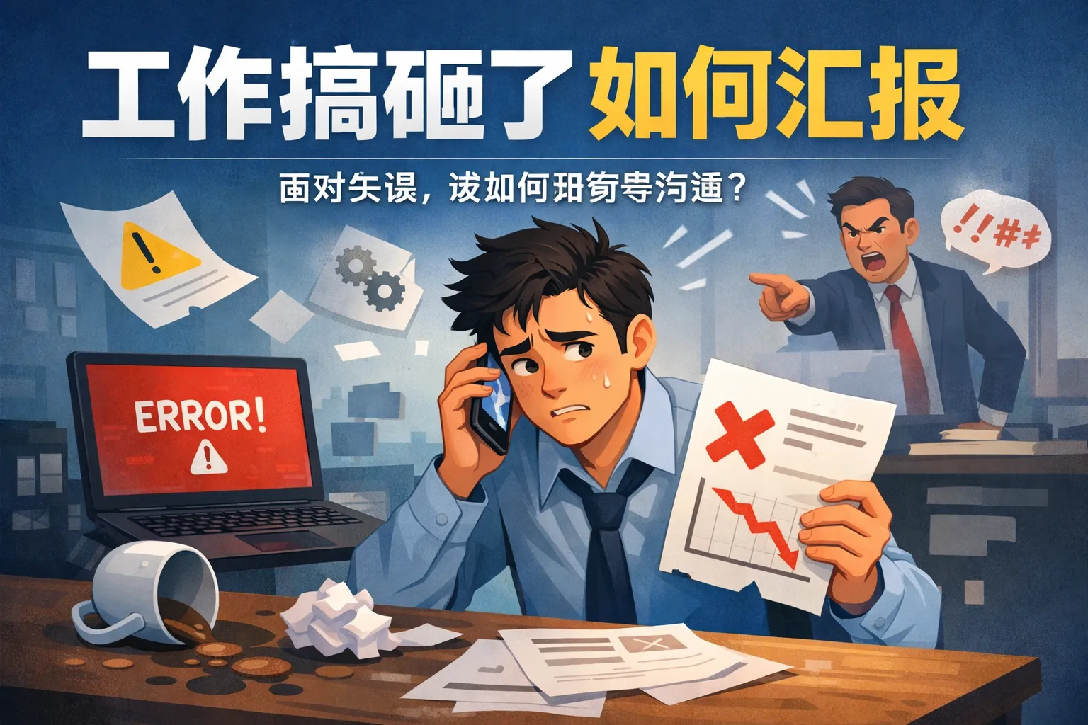 工作搞砸了如何汇报